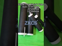 তেল ও গ্যাস শিল্পের জন্য EPDM কোল্ড সঙ্কোচন টিউব