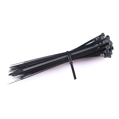 3.6 X 100mm কালো সাদা মাল্টি কালার ব্যবহার করে টেকসই জিপ সেলফ লকিং নাইলন কেবল টাই