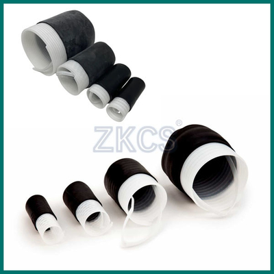 বন্ধ শেষ Epdm কোল্ড সঙ্কুচিত শেষ ক্যাপ বিস্তৃত তারের শেষে অবস্থিত