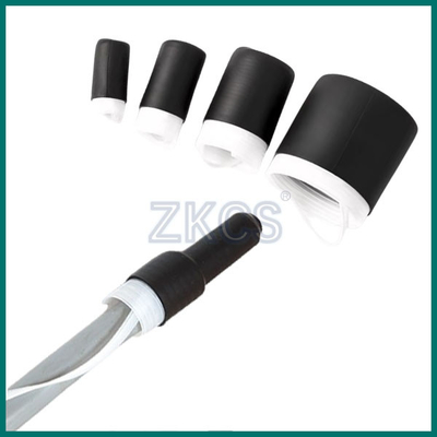 বন্ধ শেষ Epdm কোল্ড সঙ্কুচিত শেষ ক্যাপ বিস্তৃত তারের শেষে অবস্থিত