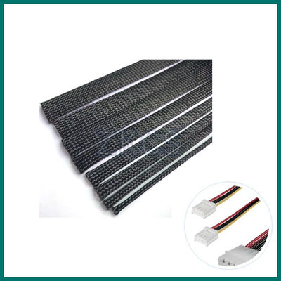 ভাল পিইটি এক্সপ্যান্ডেবল ক্যাবল ব্রেড স্লিভ / টেলিস্কোপিক ব্রেড স্লিভ / কালো ব্রেড ওয়্যার স্লিভ