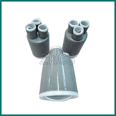 কোল্ড সঙ্কুচ ব্রেকআউট | ১২/২০কেভি পাওয়ার সিস্টেমের জন্য নিউম্যাটিক এক্সপ্যান্ডিং ৩-ফিঙ্গার সিলিকন রাবার কেবল ব্রেকআউট